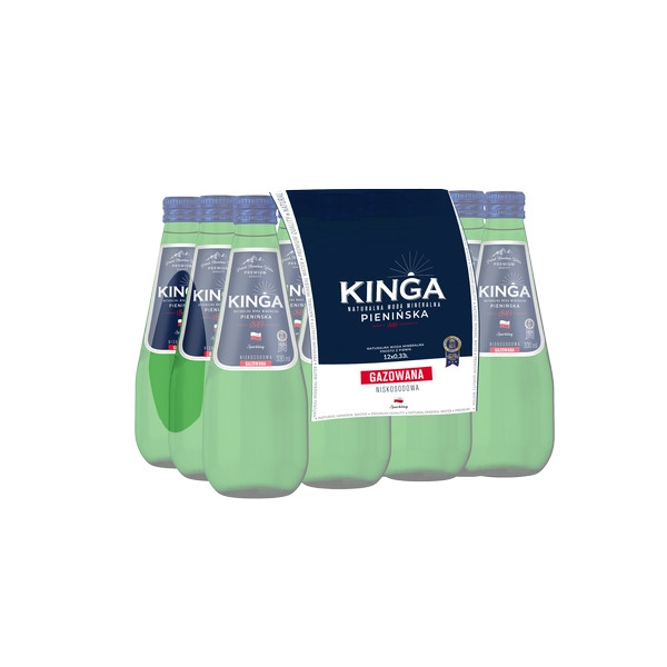 Woda Kinga Pienińska gaz. 330ml szkło